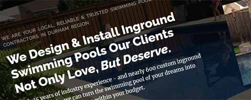 Inground Swimming Pool Company in Whitby, Ontario
