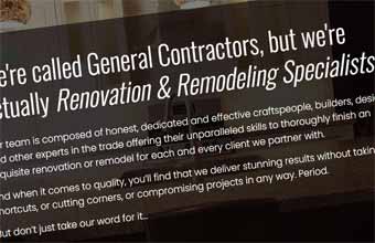 SEO & Website Design For Renovation Contractors