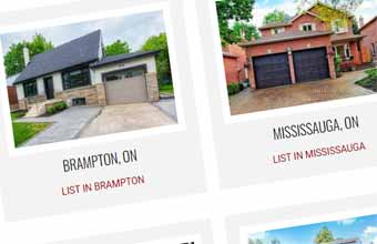 Toronto real estate representatives website design