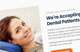 Website Design for Durham Region dentists