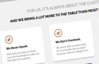 Website design for HVAC contracting companies