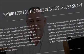 Website deign for Toronto real estate agents