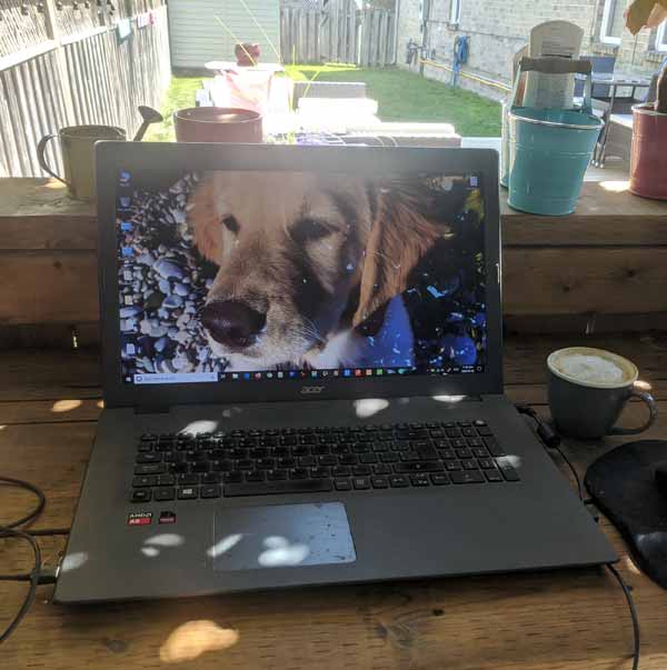 Weather permitting, I'll work outside.
